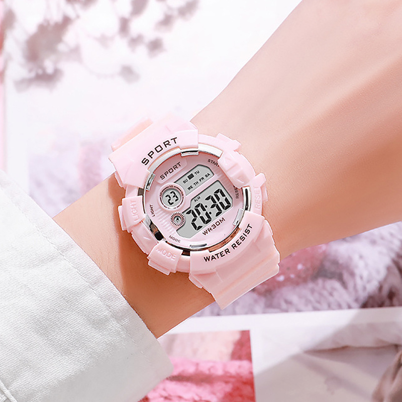 Smartwatch Watches For Kid Girl - Moda Çocuklar Saatler Aydınlık Su Geçirmez