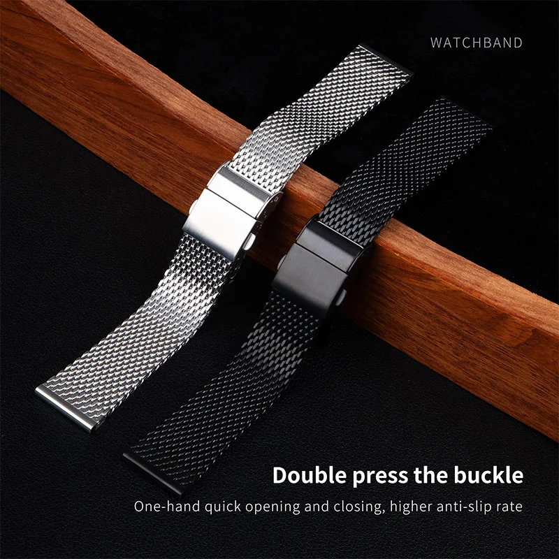 Tissot Watches Smartwatch - Dokuma Hasır Milanese 316L Paslanmaz Çelik