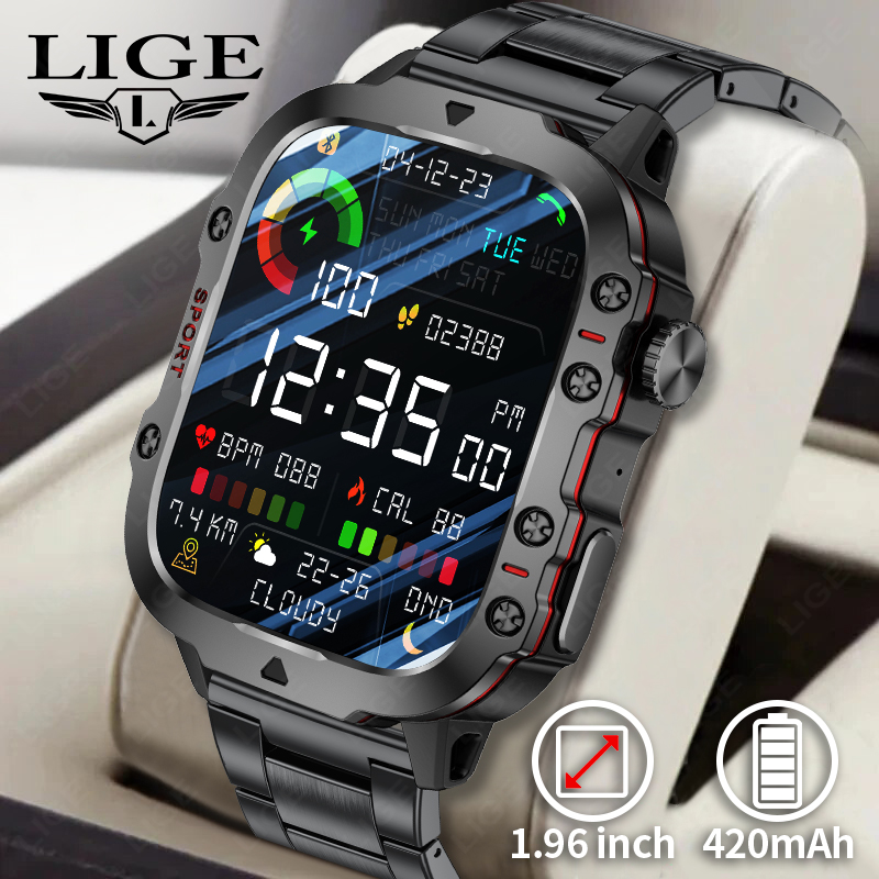 2026 Sağlam Askeri Spor Akıllı - Smartwatch Rugged Watches For Men incelemesi ve fiyatı