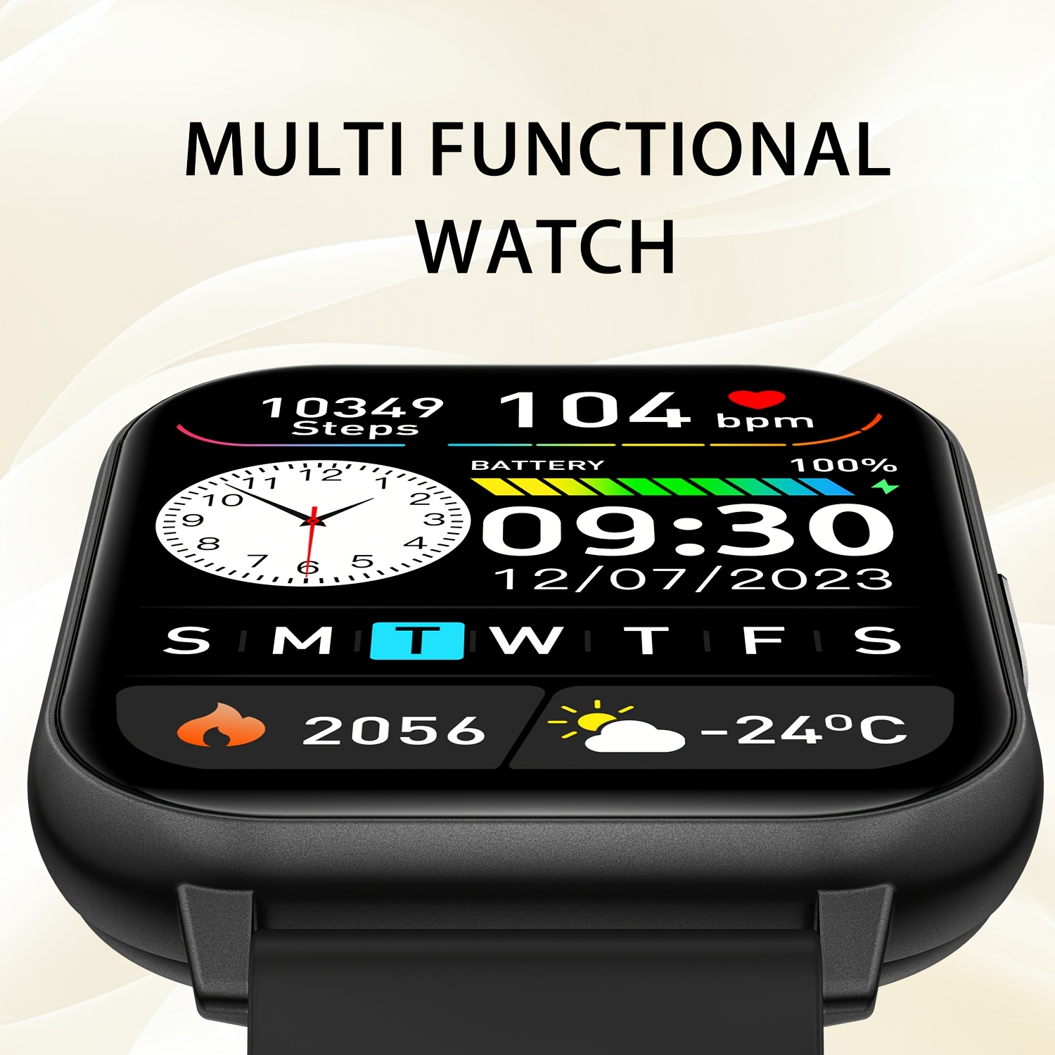 Spor Akıllı Saat, 1.83 inç Tam - Smartwatch Watches Birthday Gift For Men incelemesi ve fiyatı