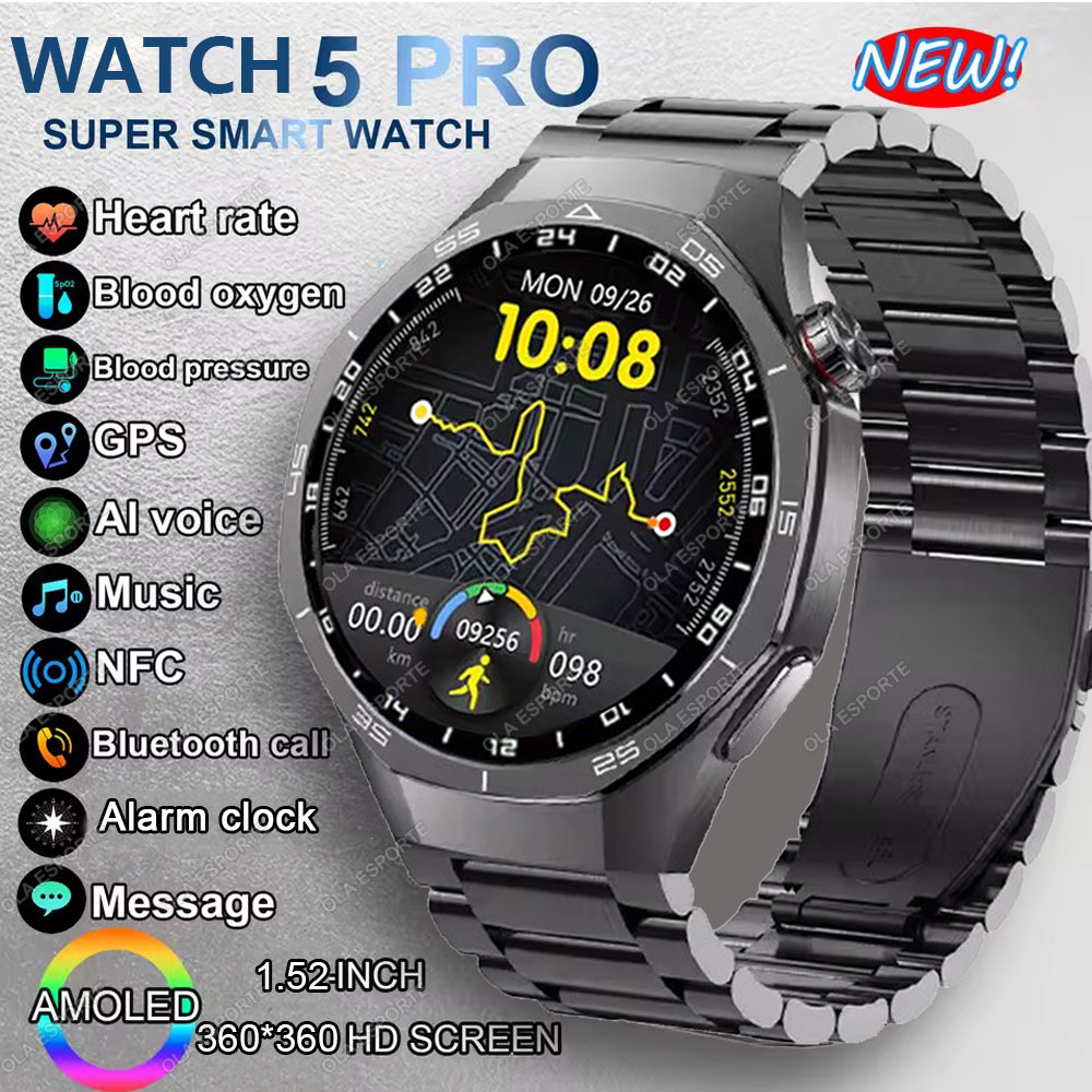 Yeni Watch 5 Pro Akıllı Saat 1 - Smartwatch Watches For Men With Gps incelemesi ve fiyatı