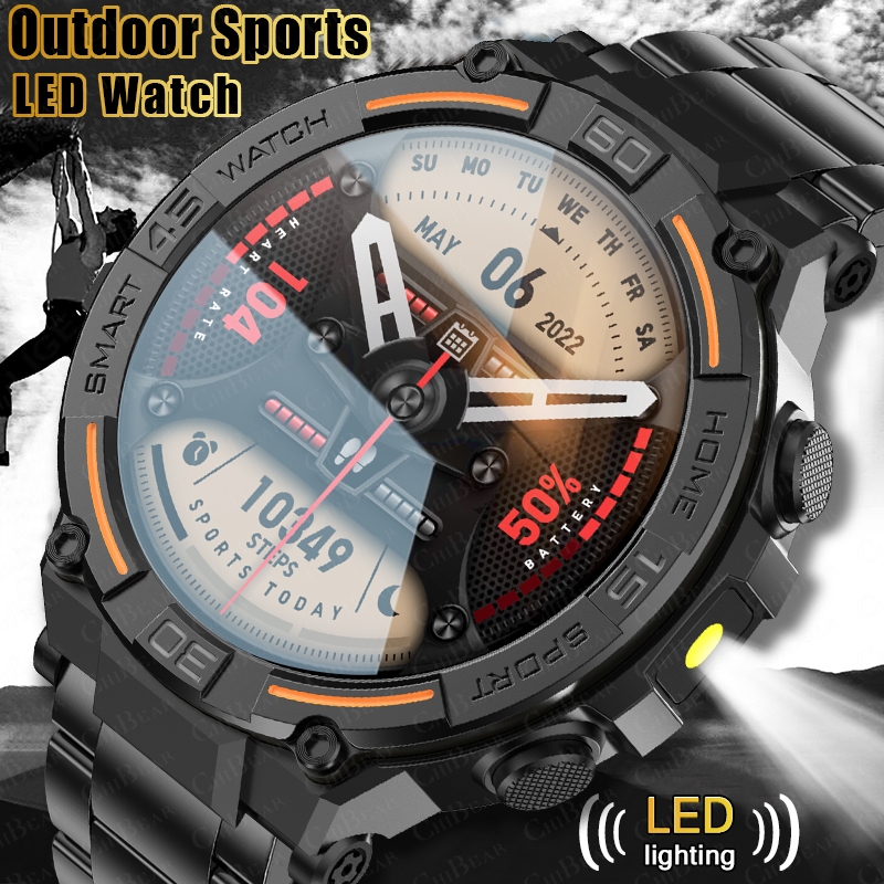 Açık Hava Askeri Sağlam Akıllı - Smartwatch Rugged Watches For Men incelemesi ve fiyatı