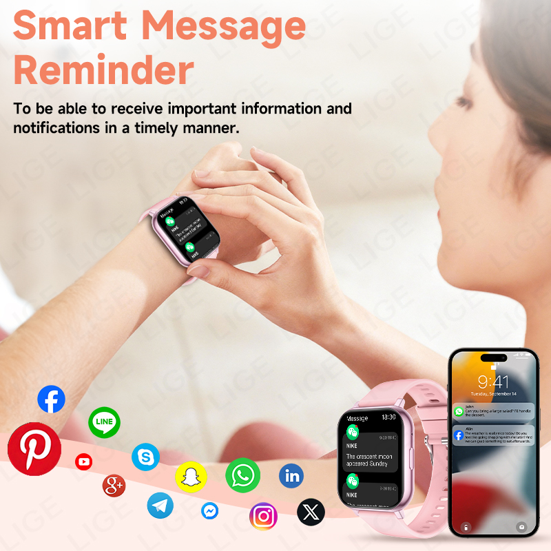 LIGE Smartwatch Erkekler Kadın - Smartwatch Watches Birthday Gift For Men incelemesi ve fiyatı
